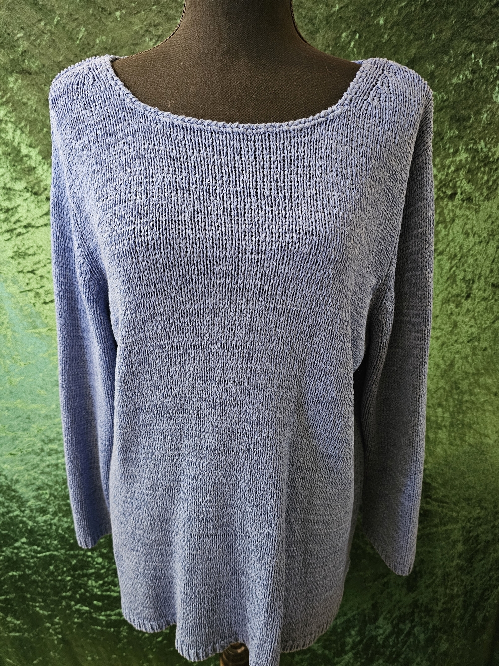 WHITE STAG Classic Light Blue Women's Knit Sweater NWOT XL (16-18) Beautiful
